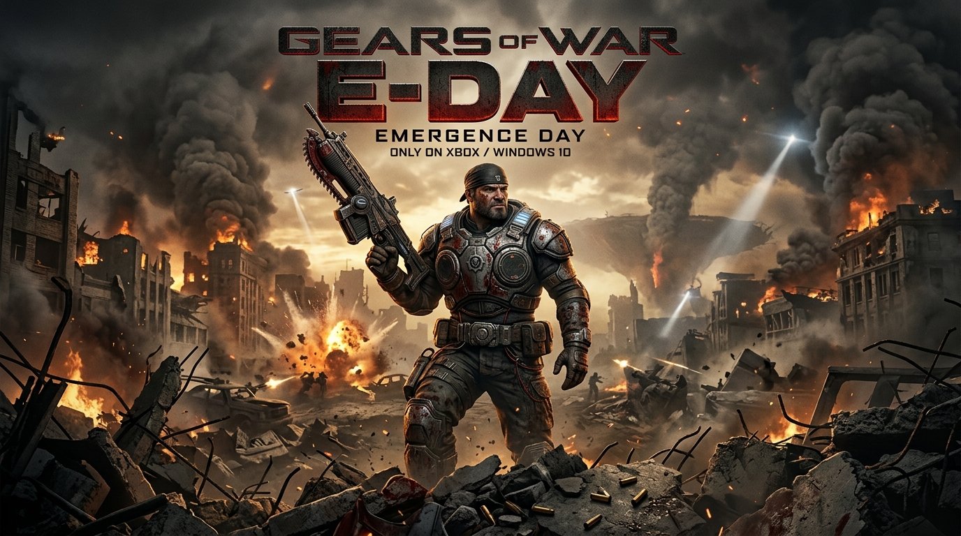 Gears of War: E-Day Entra em Fase Ouro! Confira os Requisitos de Sistema para PC e Novidades da Origem de Marcus Fenix