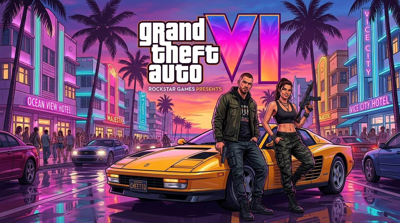 GTA VI: Rockstar Games Libera Trailer Oficial de Lançamento e Para a Internet!