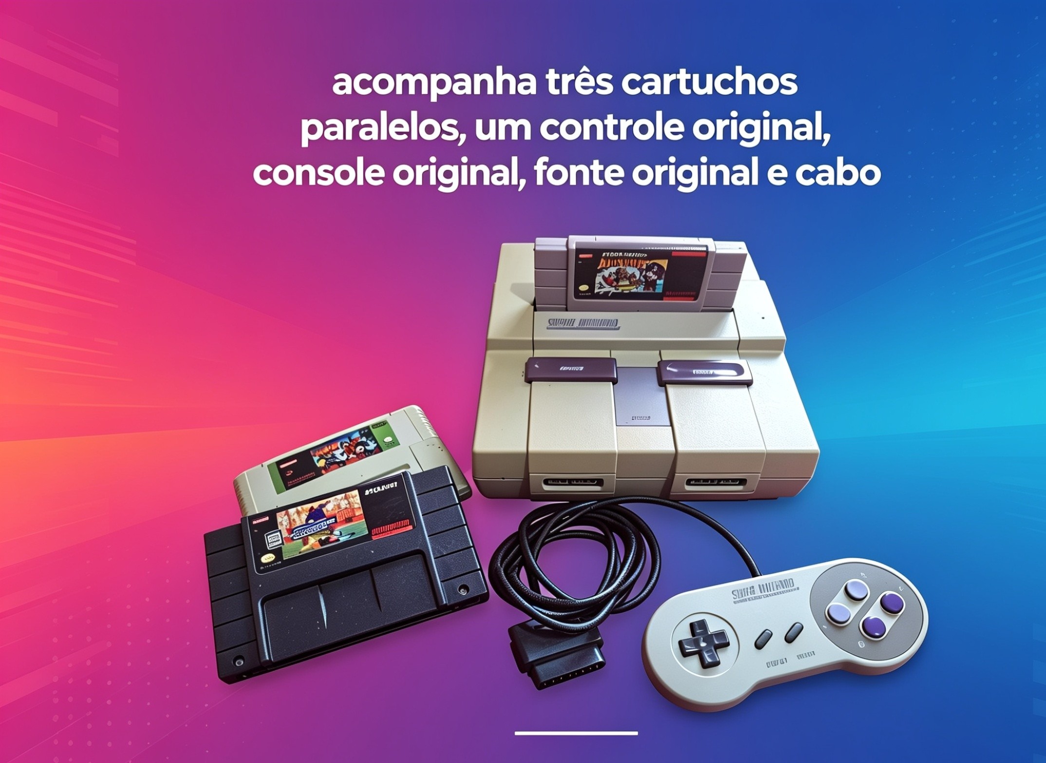 Super Nintendo FAT completo
